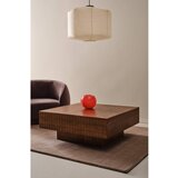 Jotex Temno rjava klubska mizica iz MDF plošč 90x90 cm Furuvik – | Shoptok.si