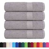 vidaXL Ručnici za kupanje 4 kom sivi 100x150 cm 360 gsm 100% pamuk | shoptok.hr