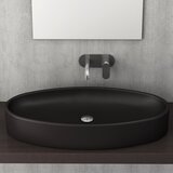 Bocchi vessel lavabo 85cm mat crna 1014-004-0125