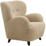 House Nordic Svetlo rjav fotelj iz tkanine bouclé Lunaro – | Shoptok.si