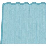Voile zavjese s džepovima za šipke 2 kom tirkizne Tirkizna 140 x 175 cm | shoptok.hr