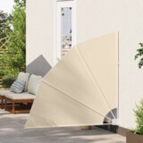  Zaslon za zasebnost na balkonu Bež 140 x 140 cm Poliester, (5000249928) Slike