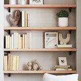 Maison Chic Stenska polica - Viseča Polica 80x20x4 cm neobdelana trdna hrastovina, (21784593) | Shoptok.si