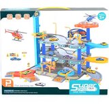 Magic Toys Garažna hiša na treh nivojih s helikopterjem in dvema avtomobilčkoma | Shoptok.si