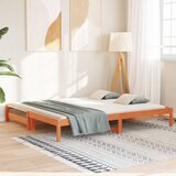  Dnevni krevet na razvlačenje voštano smeđi 90x190 cm | shoptok.hr