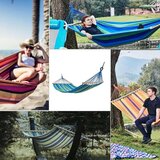 KingCamp Viseča mreža KG2002, modra, z zložljivo prečko | Shoptok.si