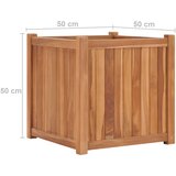  Povišena gredica 50 x 50 x 50 cm od masivne tikovine | shoptok.hr