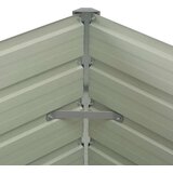  Povišena vrtna gredica antracit 100x100x77 cm pocinčani čelik | shoptok.hr