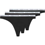 String THONG X3 Črna