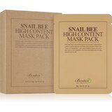 Benton Snail Bee maska iz platna za kompleksno nego s polžjim ekstraktom 10 × 20 g Cene