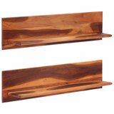 Maison Chic 2 kosi Stenske Police - Viseče police 112x20x26 cm trden akacijev les, (21793380) | Shoptok.si