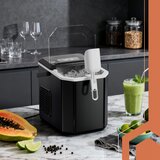  aparat za pravljenje kocki leda 1200ml ledomat crni | shoptok.hr