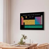  Slika - Mendeleev\'s Table (1 Part) Wide 120x80 U crnom drvenom okviru | shoptok.hr