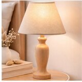  Stona lampa AMFORA 1xE27/60W/230V bež/buk | Eponuda.com