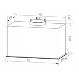 Berdsen BT-239 vgradna kuhinjska napa 52 cm – črna | Shoptok.si