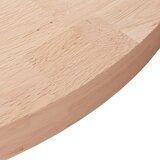  Okrugla stolna ploča Ø70x4 cm netretirana masivna hrastovina | Eponuda.com