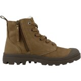 Palladium Gležnarji z vezalkami 'Pampa' rjava | Shoptok.si