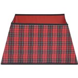 vidaXL Podloga za novoletno jelko rdeča in črna 48x48x25 cm | Shoptok.si