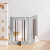  Vrata za pse z stojali 2 pcs Siva Sonoma 60 x 60 cm, (5000232699) | Shoptok.si