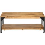 Furnova Klubska mizica 100x55x38 cm trden mangov les in jeklo, (21915429) | Shoptok.si