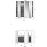 MID.YOU Kopalnica Vira, Bela, 2-Delno | Shoptok.si