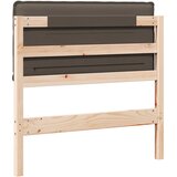  Tapecirani uzglavlje Prirodna i svijetlo siva 75 cm | shoptok.hr