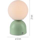 SCHÖNER WOHNEN 19218-43 - LED prigušiva stona lampa RUDI LED/1,2W/5V zelena | Eponuda.com