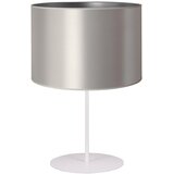  Duolla - Stona lampa CANNES 1xE14/15W/230V prečnik 20 cm srebrna/bela | Eponuda.com