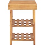  Stalak za cipele od masivnog bagremovog drva 50 x 32 x 45 cm | Eponuda.com