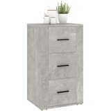  Komoda betonsko siva 40x33x70 cm inženirski les, (20654005) | Shoptok.si