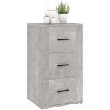  Komoda siva boja betona 40 x 33 x 70 cm od konstruiranog drva | shoptok.hr