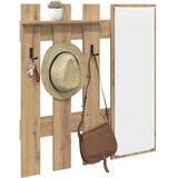  Vješalica za kapute na zidu Umjetnički hrast 100 x 10 x 100 cm | shoptok.hr