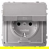 Merten SCHUKO vtičnica aluminij MEG2310-7260, (20888320) Cene