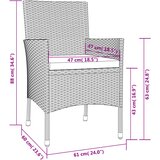  Vrtne stolice s jastucima 4 kom. crne poli ratan (samo za UK/IE/FI/NO) | shoptok.hr