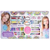 Magic Toys Creative StringBeads: Set perli za izradu nakita s više od 200 šarenih perli i pređe u obliku slova | shoptok.hr