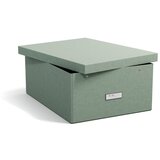 Bigso Kartonska kutija za pohranu plavozelena s poklopcem 34,5x45x18,5 cm Katrin Canvas Paper Laminate – | shoptok.hr