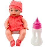  Lutka beba za igru sa crvenim pletenim kompletićem - 30cm | shoptok.hr
