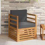  Set vanjskih sofa Čvrsto drvo akacije i poliester | shoptok.hr