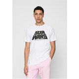 Merchcode White T-shirt with the original Star Wars logo | Shoptok.si
