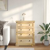  Ladičar Corona 92 x 48 x 114 cm od masivne borovine | shoptok.hr