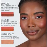 Nars Pure Luxury Light Reflecting Cheek & Eye Palette paleta senčil za oči in rdečil odtenek MEDIUM TO DEEP 17.4 g | Shoptok.si