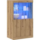  LED komoda Smeđa 60 x 37 x 100 cm Konstruirano drvo | Eponuda.ba