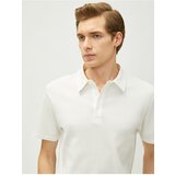 Koton Polo T-shirt - White - Slim fit Cene