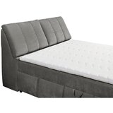 MID.YOU POSTELJA Z VZMETNICO 180 cm x 200 cm , tekstil, leseni material barve grafita | Shoptok.si
