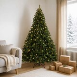  Umjetno božićno drvce s nogom 210 cm 400 LED lampica | shoptok.hr
