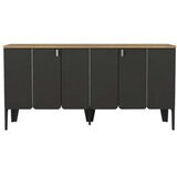  Pedro komoda antracit-hrast | Eponuda.com