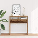 vidaXL Konzolna miza Old Wood 78x30x80 cm Inženirski les | Shoptok.si