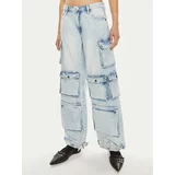 One Teaspoon Jeans hlače Epic 26245 Modra Cargo Fit
