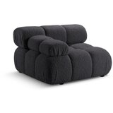 Micadoni Antracitno siv modul za sedežno garnituro iz tkanine bouclé (levi kot) Bellis – Home | Shoptok.si