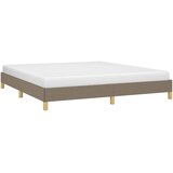  Okvir za krevet bez madraca smeđesivi 180x200 cm od tkanine | shoptok.hr